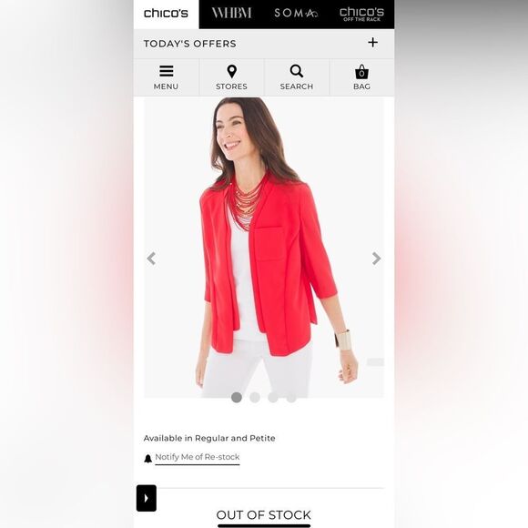 Chico’s 3 Open-Front Cardigan Blazer Artsy Entrepreneur Career Capsule Wardrobe - Picture 8 of 10